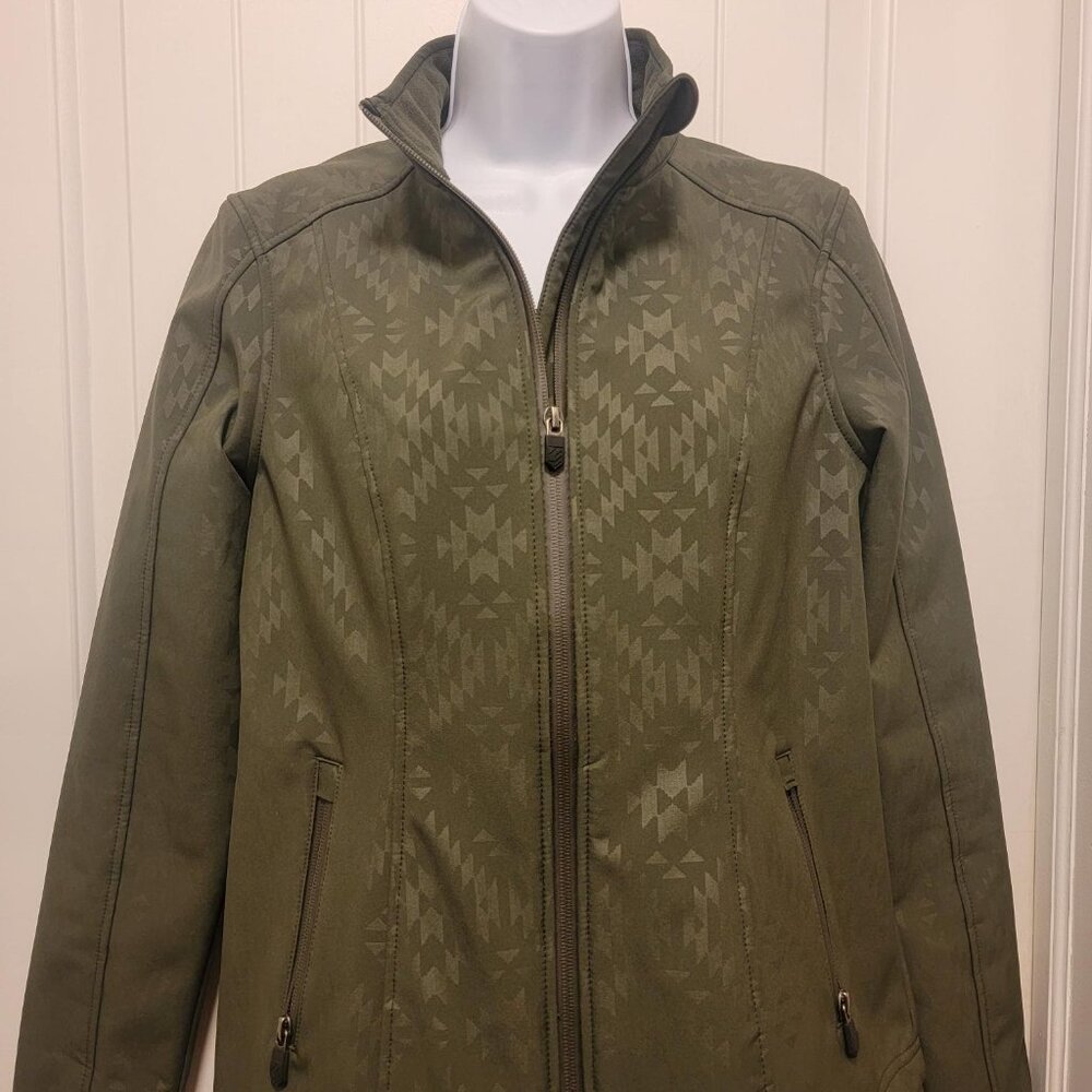 RANK 45 Women's Southwestern Print Softshell Riding Jacket - Small